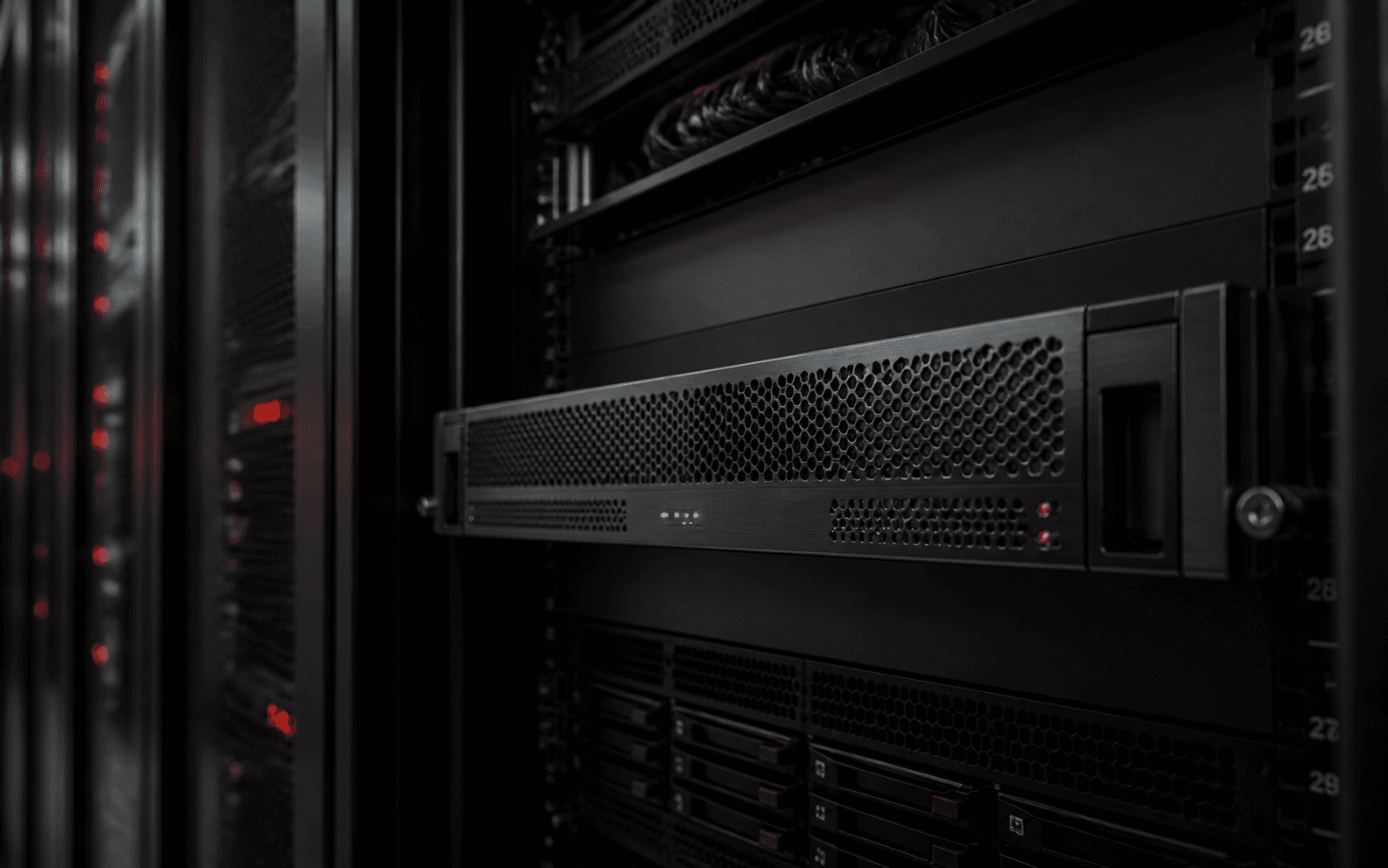 Modernes Rackserver-Hostsystem für Synbox VPS